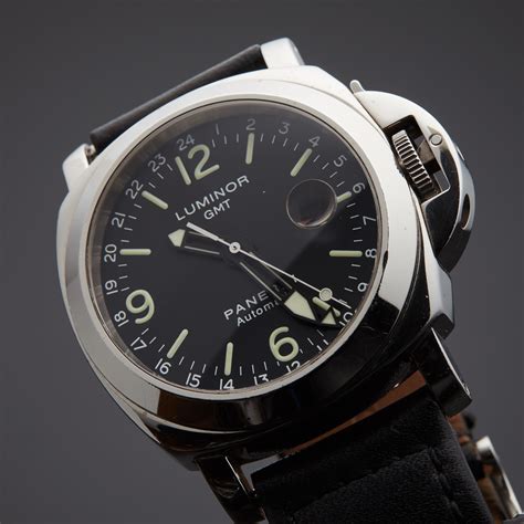 luminor gmt officine panerai automatic|panerai luminor gmt titanium.